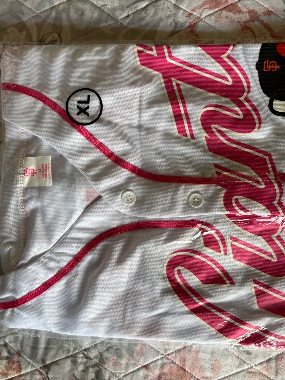 🩷⚾ Rare 2020 SGA SF Giants x Hello Kitty Women’s XL Jersey   ⚾🩷 - Picture 5 of 5